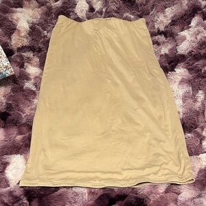 Tan Women's Maternity Skirt
